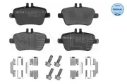 Bremsbelagsatz, Scheibenbremse Hinterachse MEYLE 025 248 4818