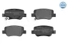 Bremsbelagsatz, Scheibenbremse Hinterachse MEYLE 025 248 8516/W Bild Bremsbelagsatz, Scheibenbremse Hinterachse MEYLE 025 248 8516/W