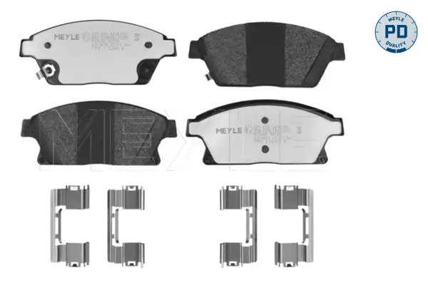 Bremsbelagsatz, Scheibenbremse Vorderachse MEYLE 025 250 3418/PD