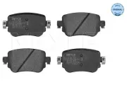 Bremsbelagsatz, Scheibenbremse Hinterachse MEYLE 025 251 0917