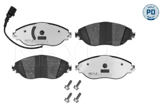 Bremsbelagsatz, Scheibenbremse Vorderachse MEYLE 025 251 1720/PD Bild Bremsbelagsatz, Scheibenbremse Vorderachse MEYLE 025 251 1720/PD