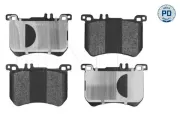 Bremsbelagsatz, Scheibenbremse Vorderachse MEYLE 025 251 8317/PD