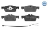 Bremsbelagsatz, Scheibenbremse Vorderachse MEYLE 025 252 2217 Bild Bremsbelagsatz, Scheibenbremse Vorderachse MEYLE 025 252 2217