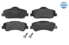 Bremsbelagsatz, Scheibenbremse Vorderachse MEYLE 025 252 5118