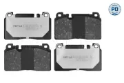 Bremsbelagsatz, Scheibenbremse Vorderachse MEYLE 025 256 4316/PD