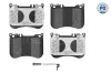 Bremsbelagsatz, Scheibenbremse Vorderachse MEYLE 025 257 0617/PD Bild Bremsbelagsatz, Scheibenbremse Vorderachse MEYLE 025 257 0617/PD