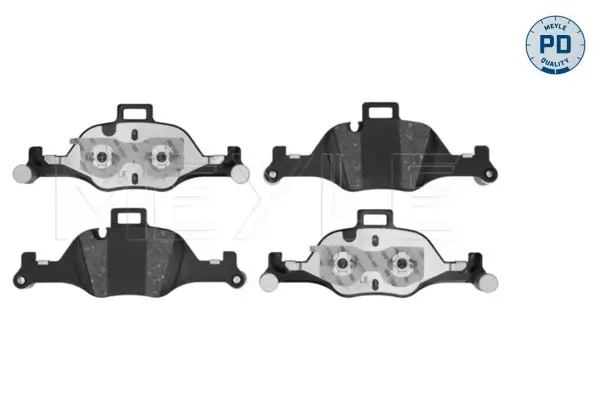 Bremsbelagsatz, Scheibenbremse Vorderachse MEYLE 025 259 0018/PD