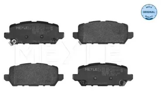 Bremsbelagsatz, Scheibenbremse Hinterachse MEYLE 025 259 4717 Bild Bremsbelagsatz, Scheibenbremse Hinterachse MEYLE 025 259 4717