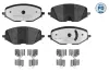 Bremsbelagsatz, Scheibenbremse Vorderachse MEYLE 025 261 6920/PD