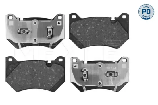 Bremsbelagsatz, Scheibenbremse Vorderachse MEYLE 025 261 9616/PD Bild Bremsbelagsatz, Scheibenbremse Vorderachse MEYLE 025 261 9616/PD