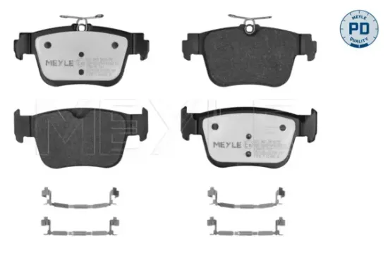 Bremsbelagsatz, Scheibenbremse Hinterachse MEYLE 025 262 0616/PD Bild Bremsbelagsatz, Scheibenbremse Hinterachse MEYLE 025 262 0616/PD