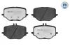 Bremsbelagsatz, Scheibenbremse Hinterachse MEYLE 025 263 9014/PD