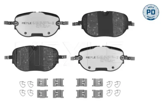 Bremsbelagsatz, Scheibenbremse Vorderachse MEYLE 025 264 0815/PD Bild Bremsbelagsatz, Scheibenbremse Vorderachse MEYLE 025 264 0815/PD