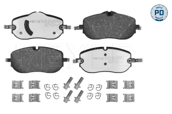 Bremsbelagsatz, Scheibenbremse Vorderachse MEYLE 025 265 7920/PD
