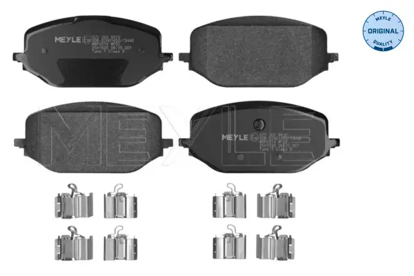 Bremsbelagsatz, Scheibenbremse Vorderachse MEYLE 025 265 8819