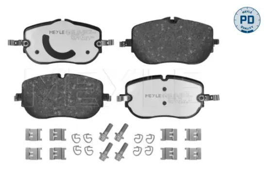 Bremsbelagsatz, Scheibenbremse Vorderachse MEYLE 025 265 9320/PD Bild Bremsbelagsatz, Scheibenbremse Vorderachse MEYLE 025 265 9320/PD