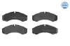 Bremsbelagsatz, Scheibenbremse Vorderachse MEYLE 025 291 2117