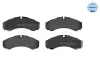 Bremsbelagsatz, Scheibenbremse Hinterachse MEYLE 025 291 2120 Bild Bremsbelagsatz, Scheibenbremse Hinterachse MEYLE 025 291 2120