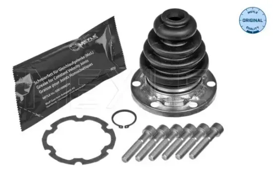 Faltenbalgsatz, Antriebswelle getriebeseitig Vorderachse MEYLE 100 498 0043 Bild Faltenbalgsatz, Antriebswelle getriebeseitig Vorderachse MEYLE 100 498 0043
