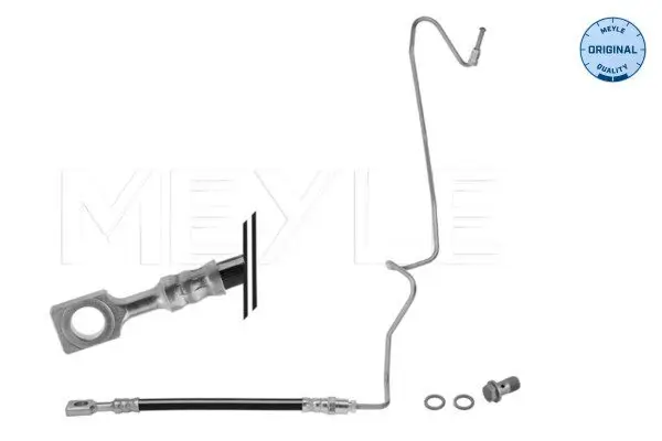Bremsschlauch am Bremssattel Hinterachse rechts MEYLE 100 525 0055/S