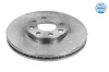 Bremsscheibe Vorderachse MEYLE 615 521 6016