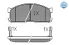 Bremsbelagsatz, Scheibenbremse MEYLE 025 200 0215/W Bild Bremsbelagsatz, Scheibenbremse MEYLE 025 200 0215/W