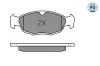 Bremsbelagsatz, Scheibenbremse MEYLE 025 205 4716/PD Bild Bremsbelagsatz, Scheibenbremse MEYLE 025 205 4716/PD