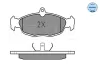 Bremsbelagsatz, Scheibenbremse MEYLE 025 205 4716 Bild Bremsbelagsatz, Scheibenbremse MEYLE 025 205 4716