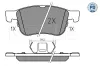 Bremsbelagsatz, Scheibenbremse Vorderachse MEYLE 025 205 5617/PD Bild Bremsbelagsatz, Scheibenbremse Vorderachse MEYLE 025 205 5617/PD