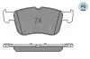 Bremsbelagsatz, Scheibenbremse Vorderachse MEYLE 025 205 5617/PD Bild Bremsbelagsatz, Scheibenbremse Vorderachse MEYLE 025 205 5617/PD
