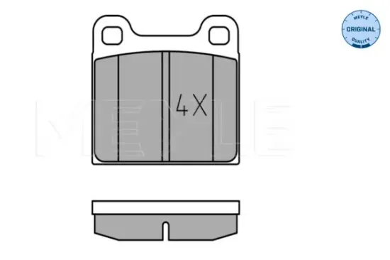 Bremsbelagsatz, Scheibenbremse Hinterachse MEYLE 025 210 3515 Bild Bremsbelagsatz, Scheibenbremse Hinterachse MEYLE 025 210 3515