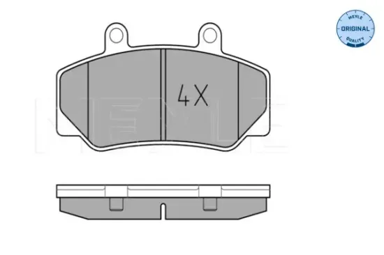Bremsbelagsatz, Scheibenbremse Vorderachse MEYLE 025 212 3316 Bild Bremsbelagsatz, Scheibenbremse Vorderachse MEYLE 025 212 3316