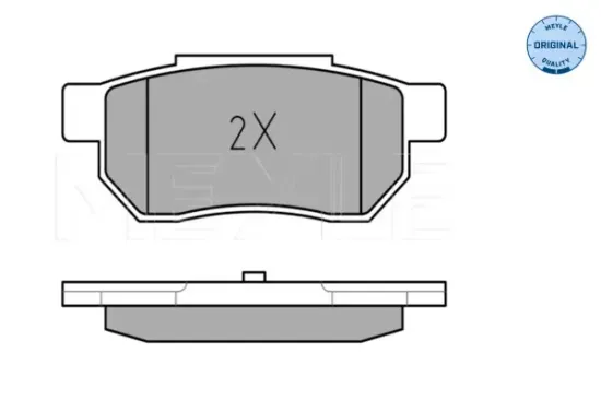 Bremsbelagsatz, Scheibenbremse Hinterachse MEYLE 025 213 1313/W Bild Bremsbelagsatz, Scheibenbremse Hinterachse MEYLE 025 213 1313/W