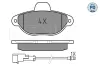 Bremsbelagsatz, Scheibenbremse Vorderachse MEYLE 025 214 3617/PD Bild Bremsbelagsatz, Scheibenbremse Vorderachse MEYLE 025 214 3617/PD