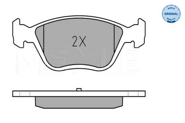 Bremsbelagsatz, Scheibenbremse Vorderachse MEYLE 025 216 3719/W