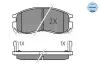 Bremsbelagsatz, Scheibenbremse Vorderachse MEYLE 025 216 4716/W Bild Bremsbelagsatz, Scheibenbremse Vorderachse MEYLE 025 216 4716/W