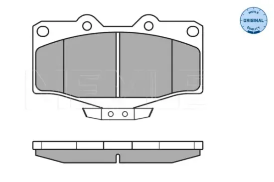 Bremsbelagsatz, Scheibenbremse Vorderachse MEYLE 025 216 7915/W Bild Bremsbelagsatz, Scheibenbremse Vorderachse MEYLE 025 216 7915/W