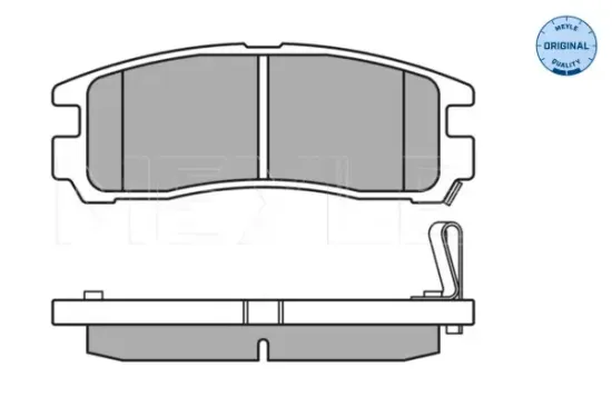 Bremsbelagsatz, Scheibenbremse Hinterachse MEYLE 025 217 0615/W Bild Bremsbelagsatz, Scheibenbremse Hinterachse MEYLE 025 217 0615/W