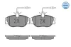 Bremsbelagsatz, Scheibenbremse Vorderachse MEYLE 025 218 0119/W Bild Bremsbelagsatz, Scheibenbremse Vorderachse MEYLE 025 218 0119/W