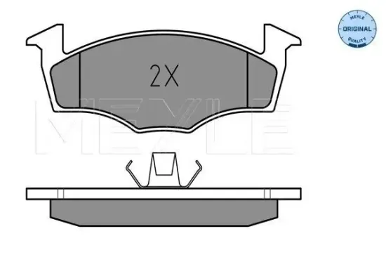 Bremsbelagsatz, Scheibenbremse MEYLE 025 218 6617 Bild Bremsbelagsatz, Scheibenbremse MEYLE 025 218 6617