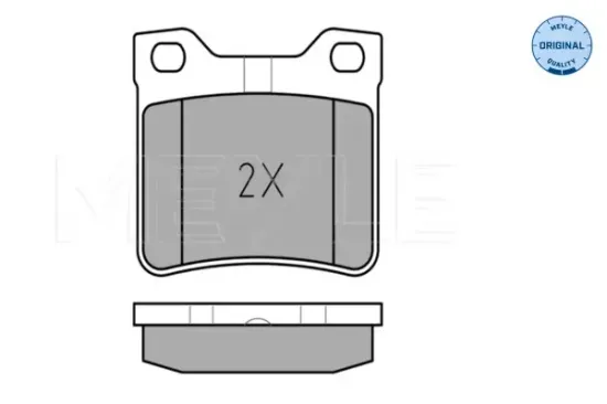Bremsbelagsatz, Scheibenbremse Hinterachse MEYLE 025 219 0417/W Bild Bremsbelagsatz, Scheibenbremse Hinterachse MEYLE 025 219 0417/W