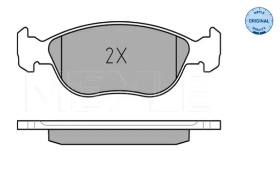 Bremsbelagsatz, Scheibenbremse Vorderachse MEYLE 025 219 2818 Bild Bremsbelagsatz, Scheibenbremse Vorderachse MEYLE 025 219 2818