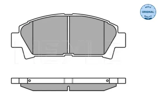 Bremsbelagsatz, Scheibenbremse Vorderachse MEYLE 025 219 6115/W Bild Bremsbelagsatz, Scheibenbremse Vorderachse MEYLE 025 219 6115/W