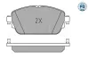 Bremsbelagsatz, Scheibenbremse Vorderachse MEYLE 025 220 3219/PD Bild Bremsbelagsatz, Scheibenbremse Vorderachse MEYLE 025 220 3219/PD