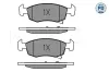 Bremsbelagsatz, Scheibenbremse Vorderachse MEYLE 025 221 4317/PD Bild Bremsbelagsatz, Scheibenbremse Vorderachse MEYLE 025 221 4317/PD