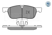 Bremsbelagsatz, Scheibenbremse MEYLE 025 221 4519/PD