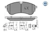 Bremsbelagsatz, Scheibenbremse MEYLE 025 221 4721/PD Bild Bremsbelagsatz, Scheibenbremse MEYLE 025 221 4721/PD