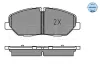 Bremsbelagsatz, Scheibenbremse Vorderachse MEYLE 025 224 2020/PD Bild Bremsbelagsatz, Scheibenbremse Vorderachse MEYLE 025 224 2020/PD
