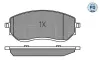 Bremsbelagsatz, Scheibenbremse Vorderachse MEYLE 025 226 6021/PD Bild Bremsbelagsatz, Scheibenbremse Vorderachse MEYLE 025 226 6021/PD