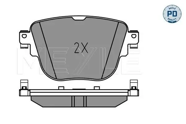Bremsbelagsatz, Scheibenbremse MEYLE 025 227 9217/PD Bild Bremsbelagsatz, Scheibenbremse MEYLE 025 227 9217/PD
